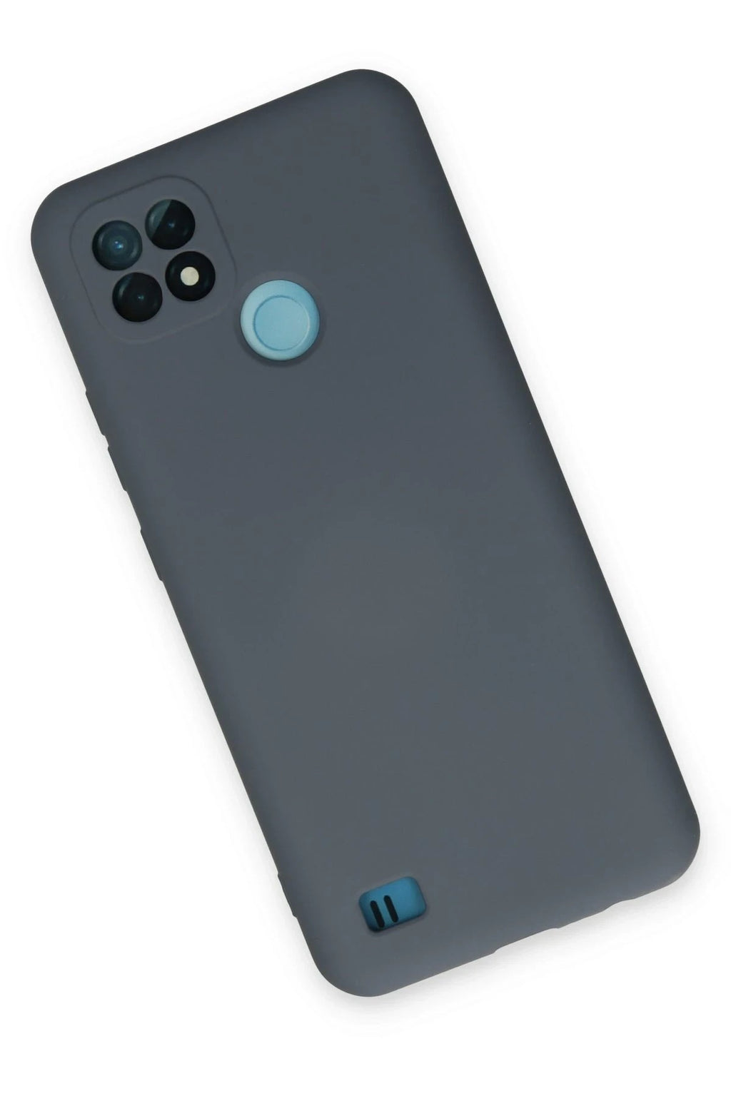 Mey İthalat® Realme C21 Kılıf Nano içi Kadife Silikon - Gri