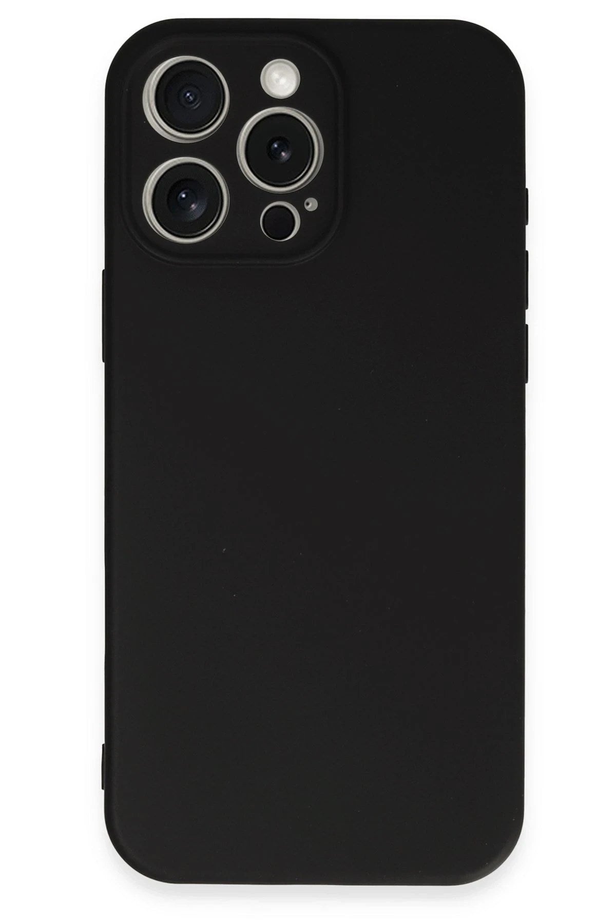 Mey İthalat® iPhone 16 Pro Kılıf First Silikon - Siyah