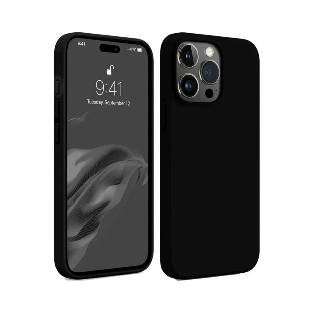 Mey İthalat® iPhone 15 Pro Kılıf First Silikon - Siyah