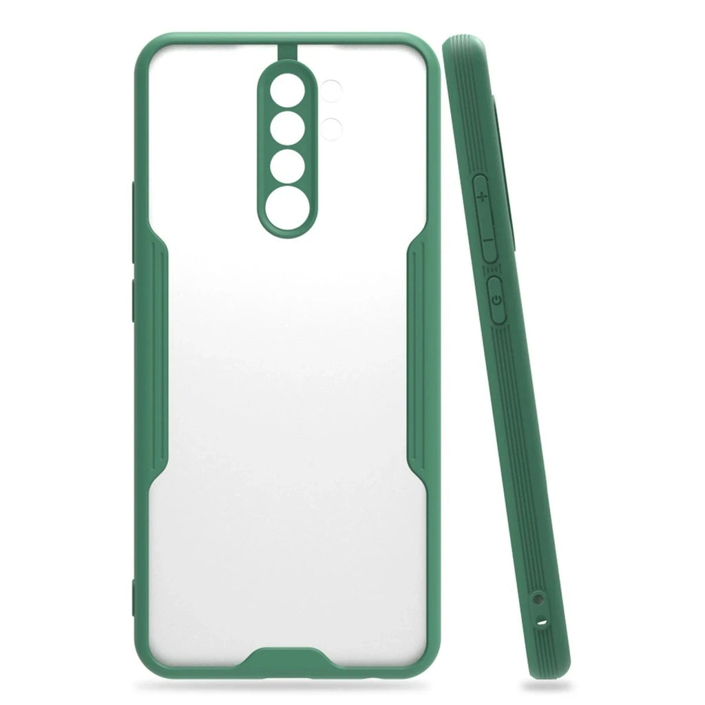 Mey İthalat® Redmi 9 Kılıf Platin Silikon - Yeşil