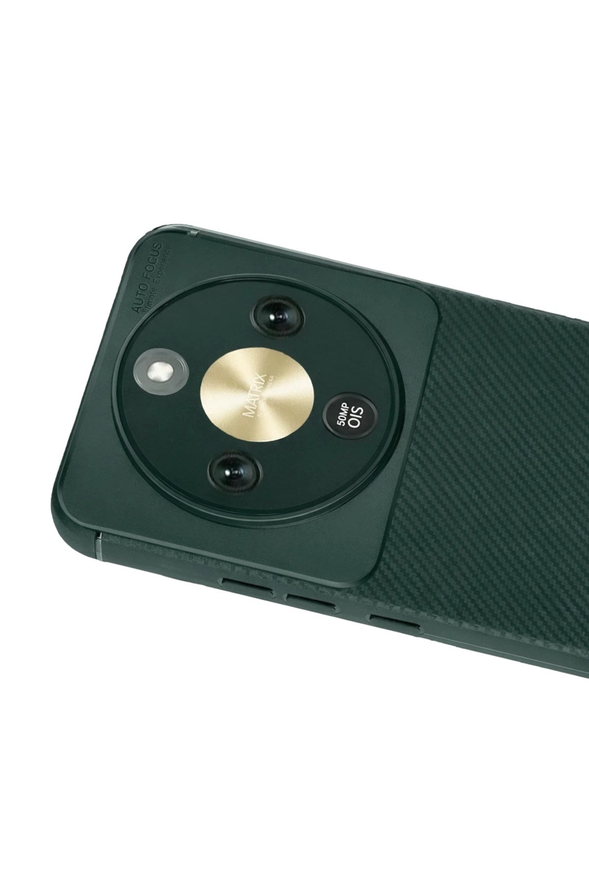 Mey İthalat® Huawei Honor Magic 8 Lite Auto Focus Karbon Kapak - Koyu Yeşil