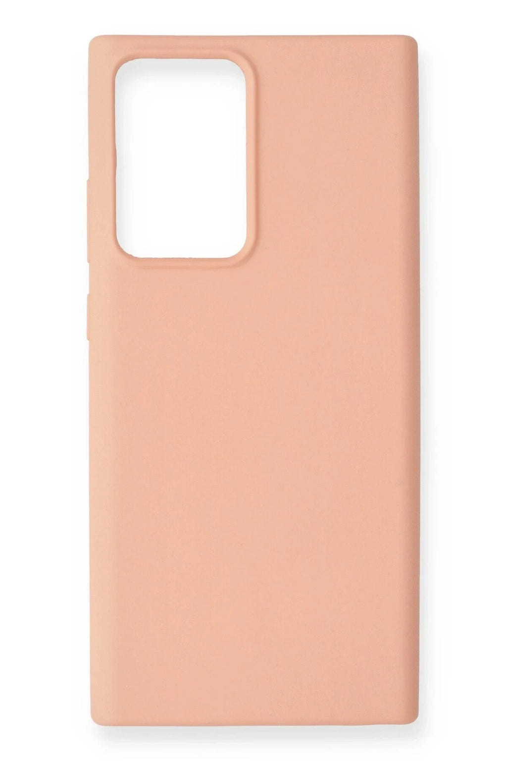 Mey İthalat® Samsung Galaxy Note 20 Ultra Kılıf Nano içi Kadife Silikon - Pudra