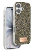 Mey İthalat® iPhone 17 Bright Simli Kapak - Çöl Titanyum