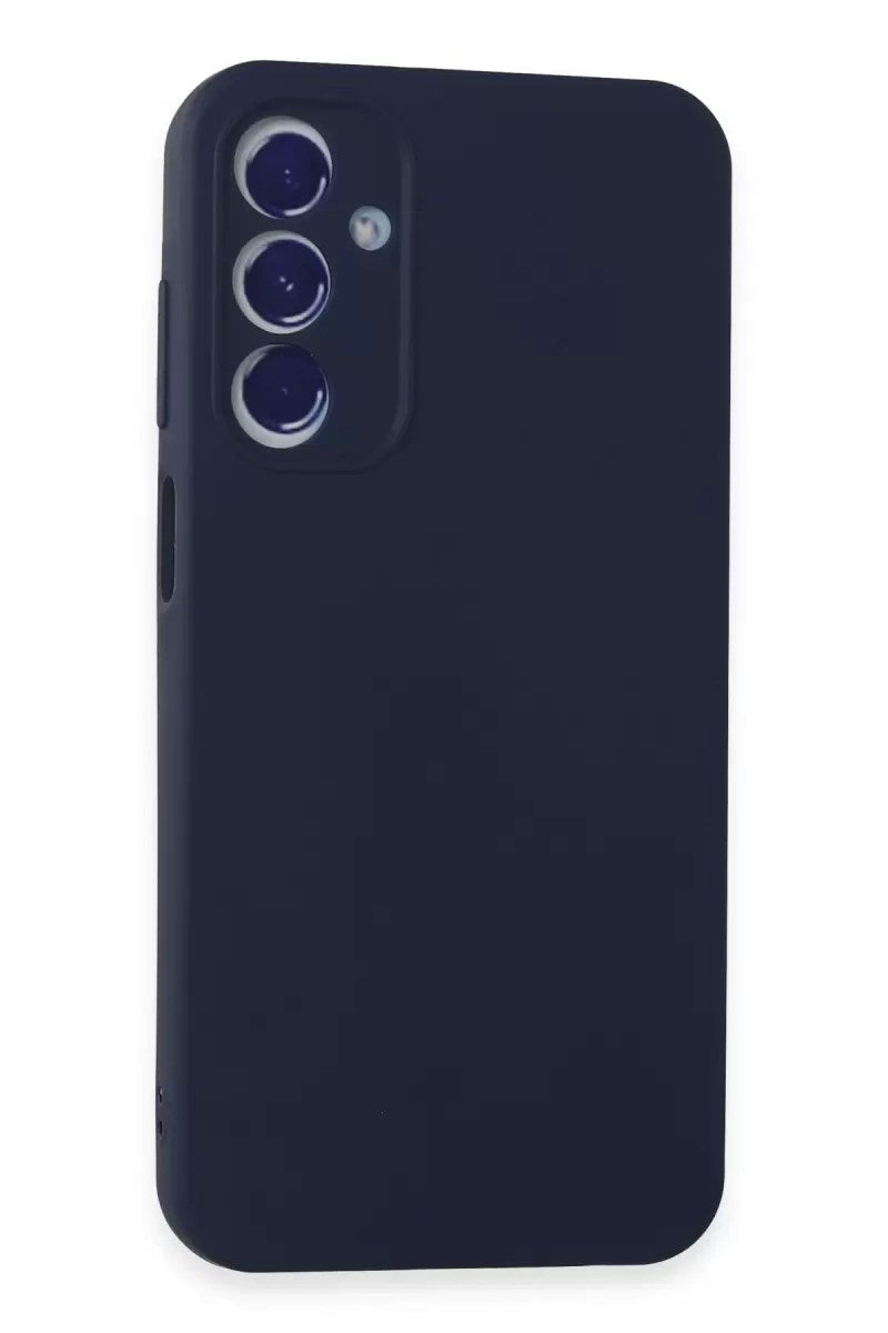 Mey İthalat® Samsung Galaxy A55 5G Kılıf First Silikon - Lacivert