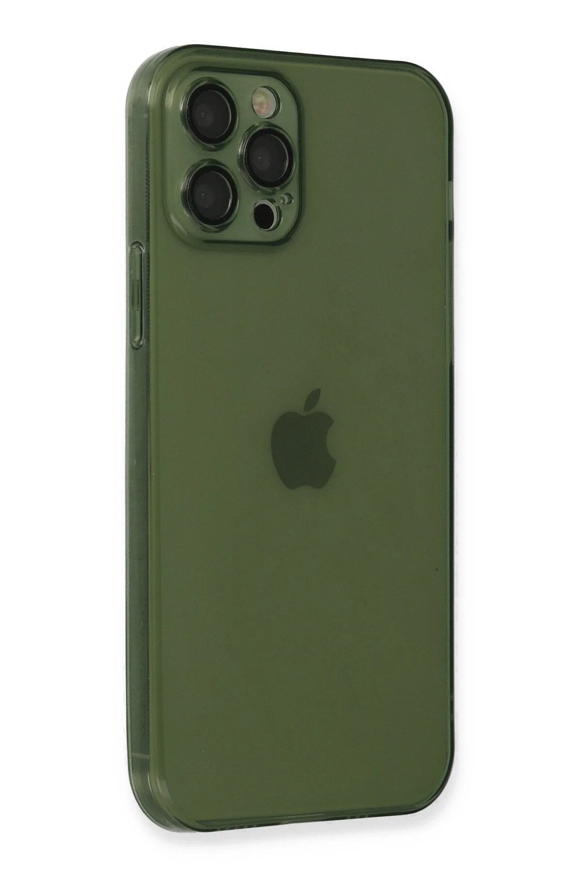 Mey İthalat® iPhone 12 Pro Kılıf Fly Lens Silikon - Yeşil