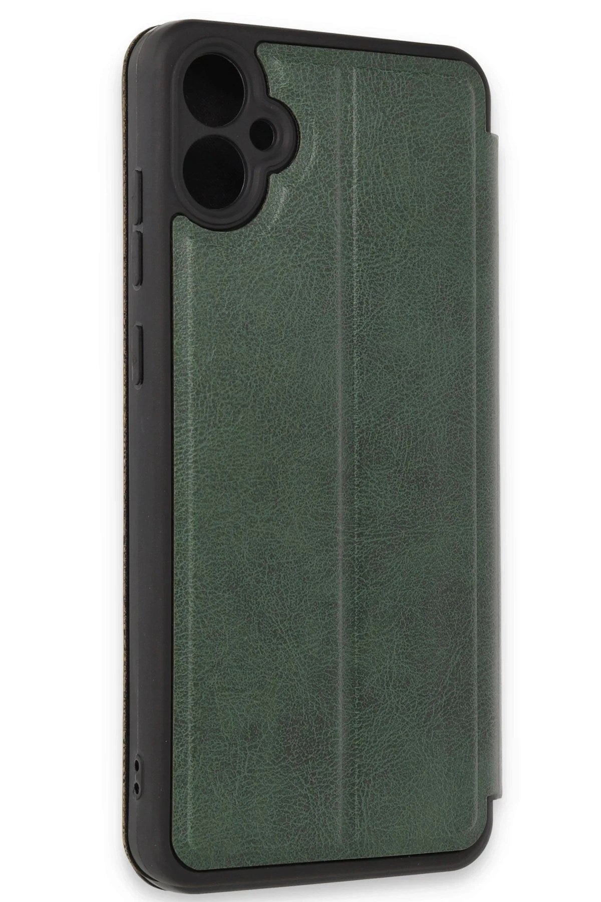 Mey İthalat® Samsung Galaxy A05 Kılıf Flip Cover - Koyu Yeşil
