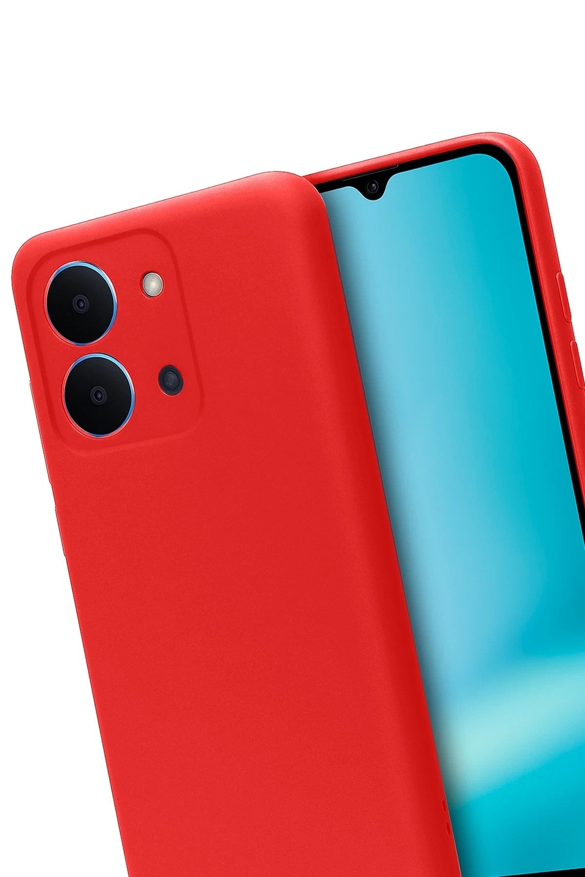 Mey İthalat® Redmi 15C 4G First Silikon - Kırmızı