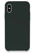 Mey İthalat® iPhone XS Max Kılıf Lansman Legant Silikon - Koyu Yeşil