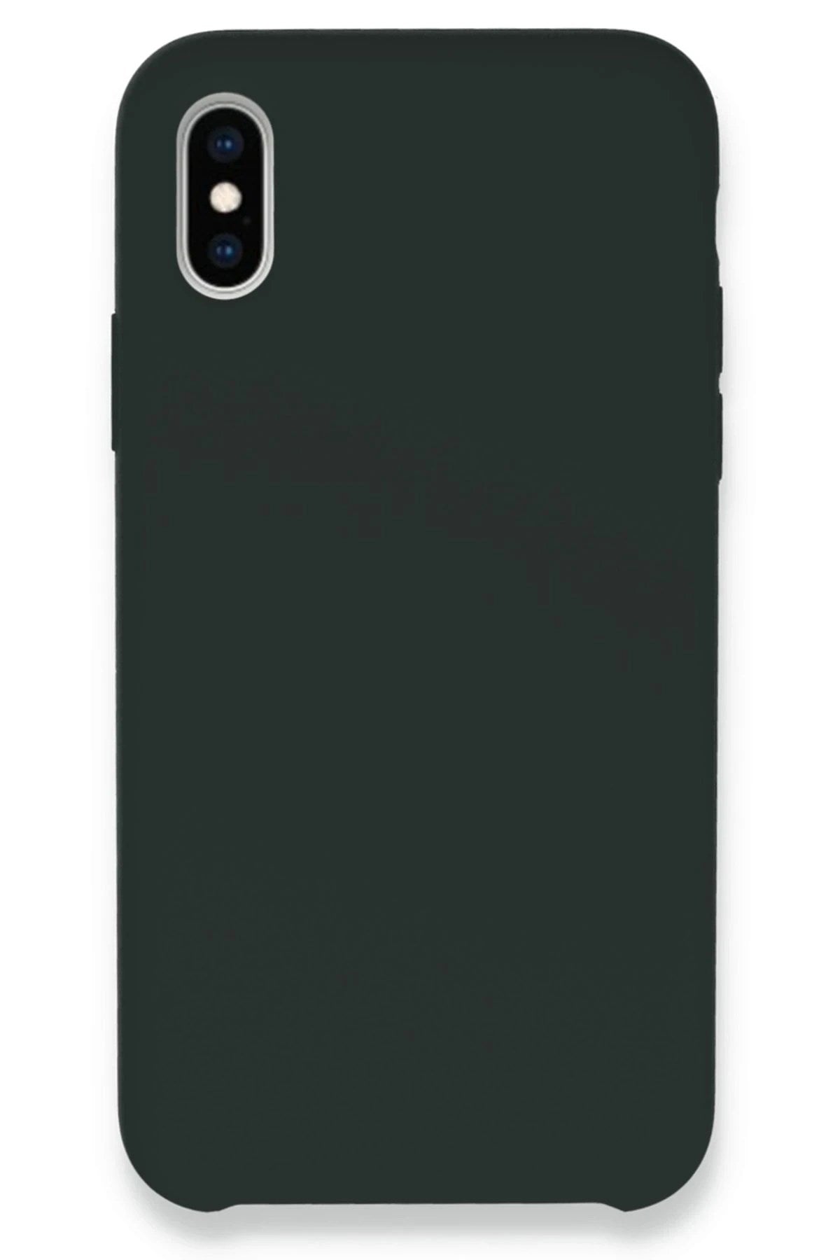 Mey İthalat® iPhone XS Max Kılıf Lansman Legant Silikon - Koyu Yeşil