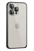 Mey İthalat® iPhone 15 Pro Metal Bumper Mat Kapak - Siyah