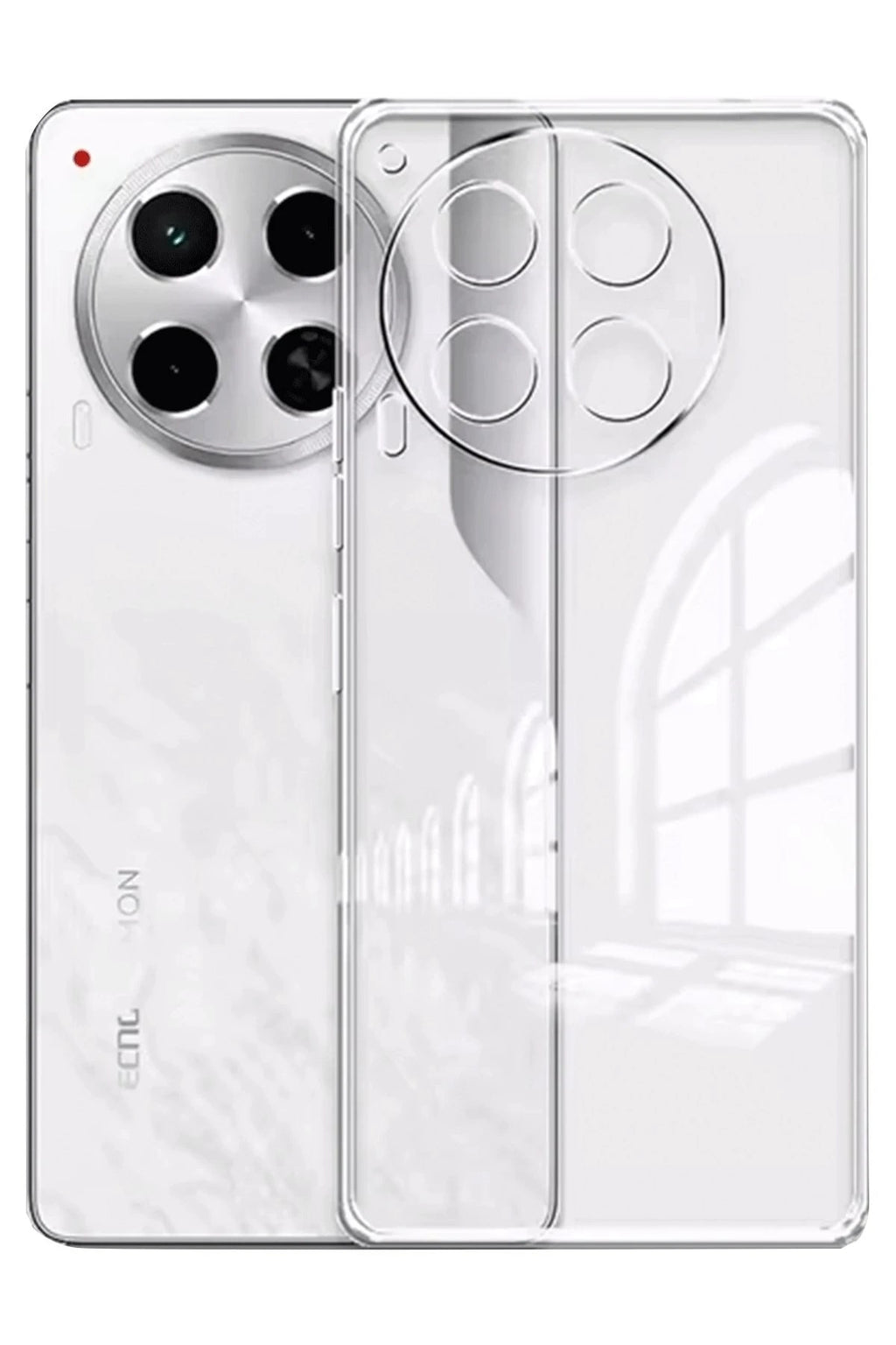 Mey İthalat® Tecno Camon 30 Kılıf Lüx Şeffaf Silikon