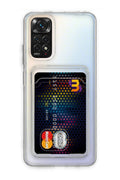 Mey İthalat® Redmi Note 11 Kılıf Kart Şeffaf Silikon - Şeffaf