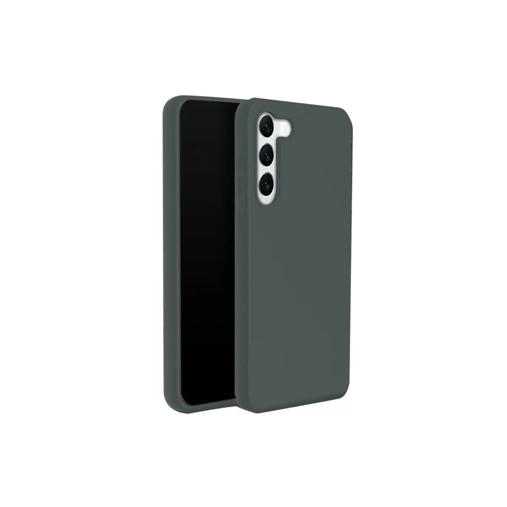 Mey İthalat® Samsung Galaxy S24 Kılıf First Silikon - Koyu Yeşil