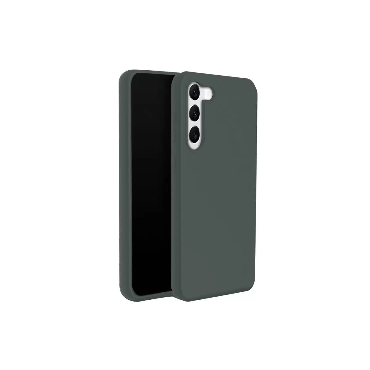 Mey İthalat® Samsung Galaxy S24 Kılıf First Silikon - Koyu Yeşil