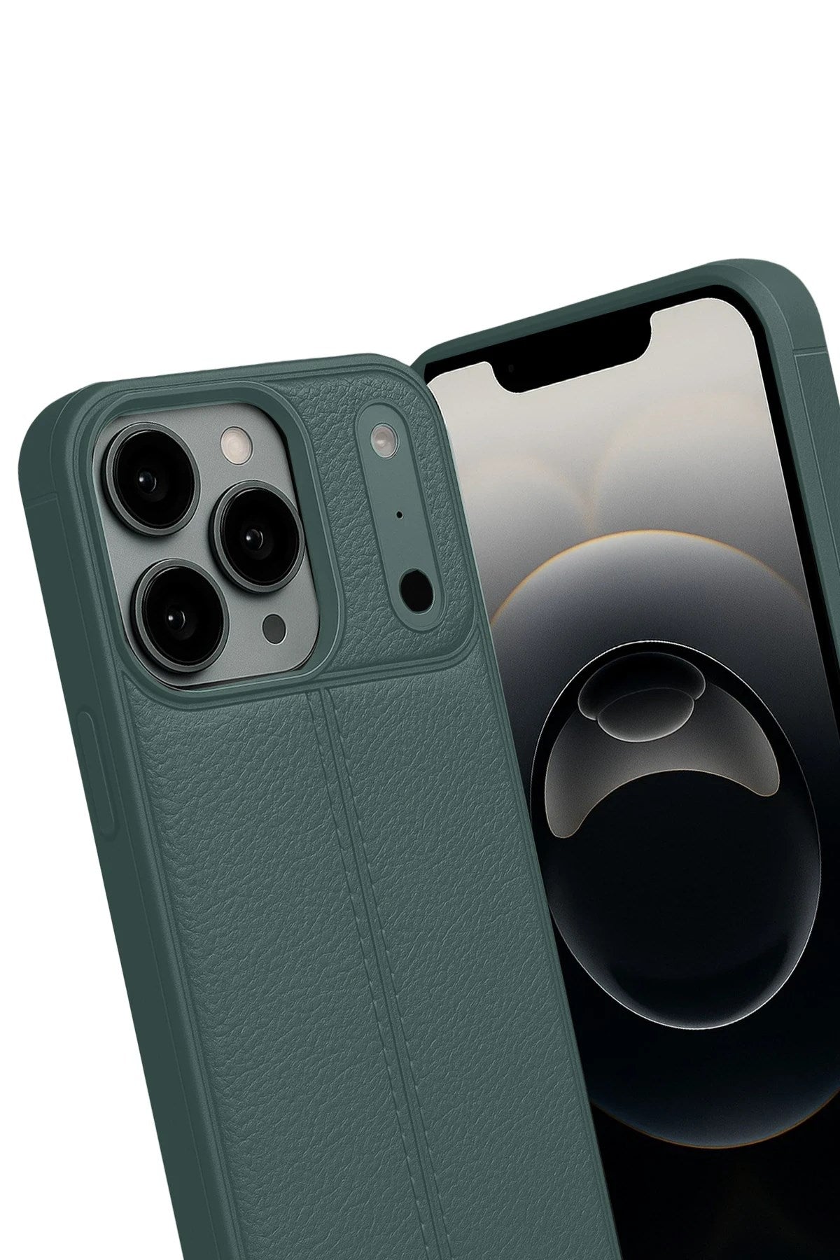 Mey İthalat® iPhone 17 Pro Auto Focus Kapak - Koyu Yeşil
