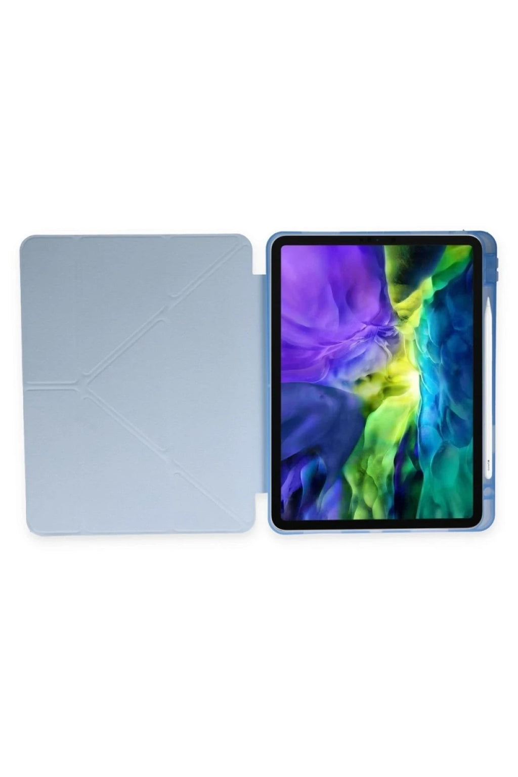 Mey İthalat® Huawei MatePad SE Kılıf Kalemlikli Mars Tablet Kılıfı - Mavi