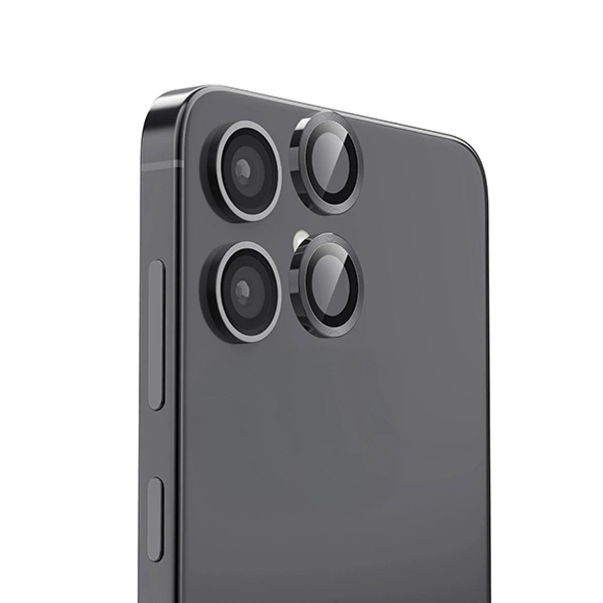 Mey İthalat® Samsung Galaxy A06 Raze Metal Kamera Lens - Siyah