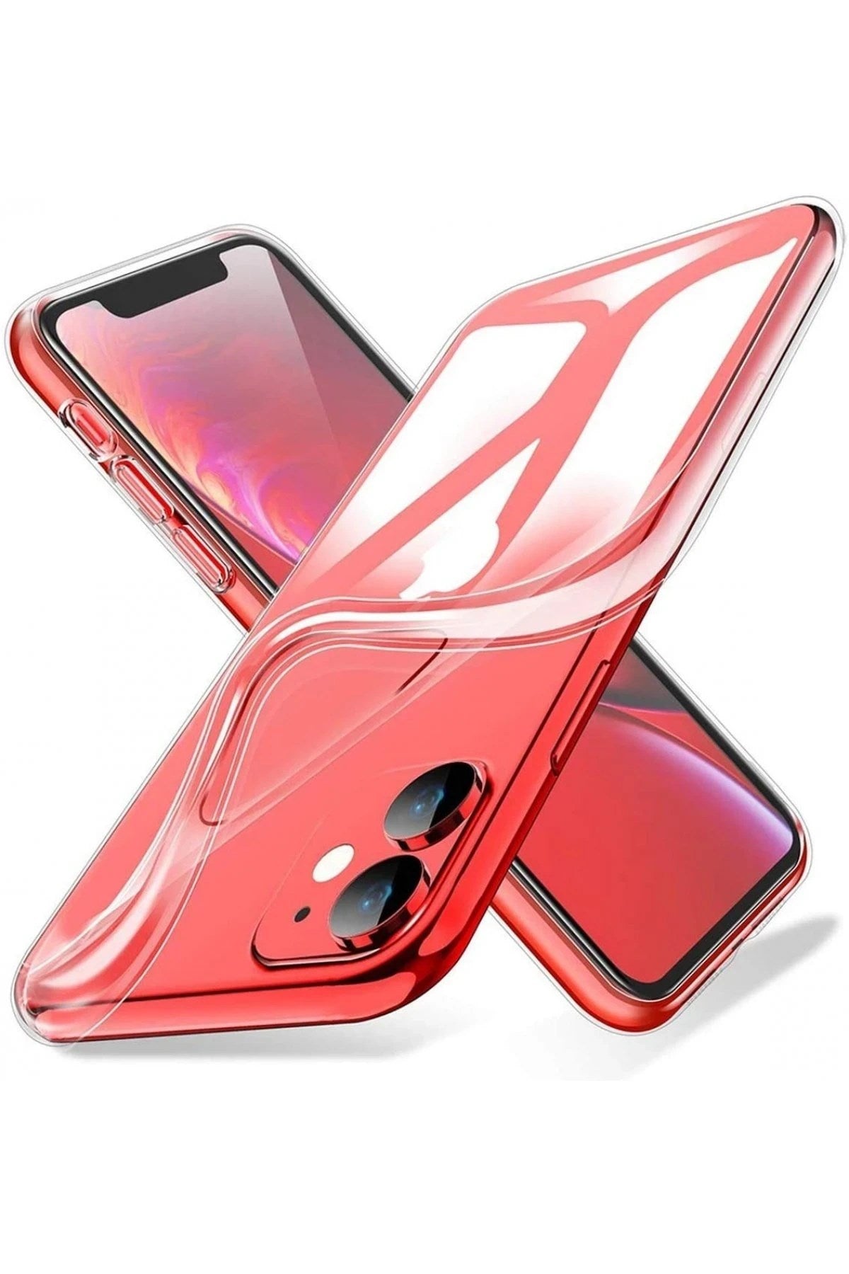 Mey İthalat® iPhone 11 Kılıf Lüx Şeffaf Silikon