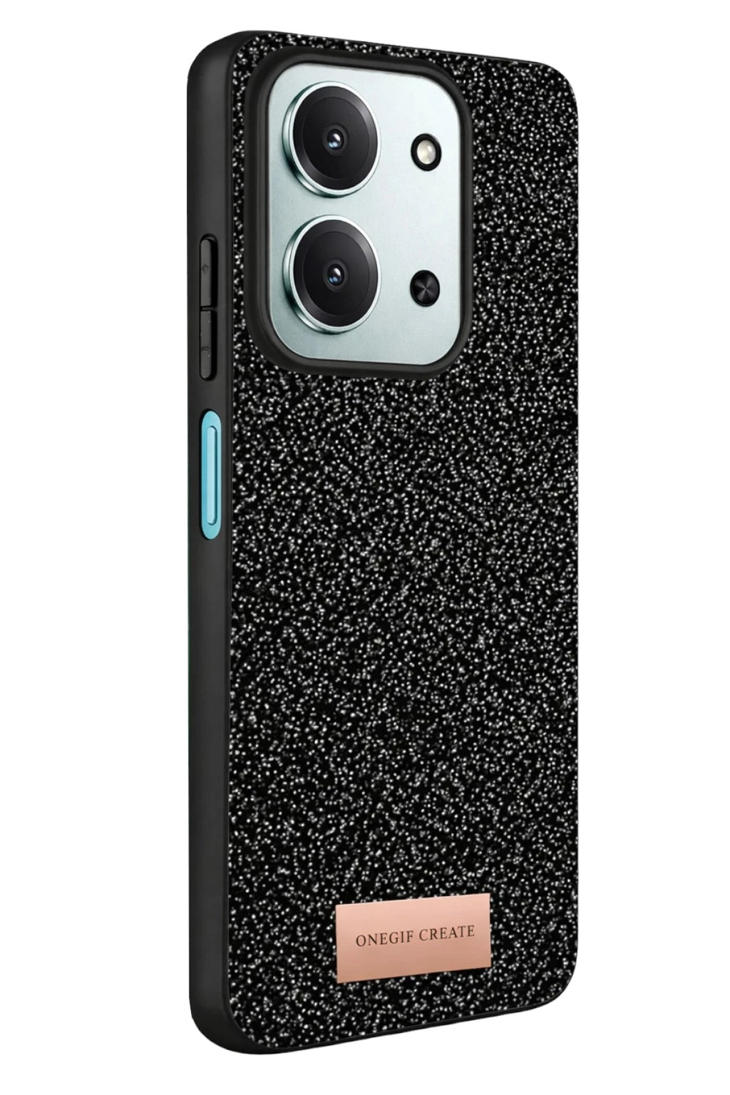 Mey İthalat® Redmi 15C 4G Bright Simli Kapak - Siyah