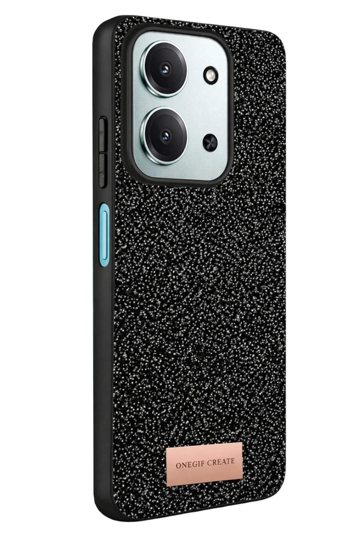 Mey İthalat® Redmi 15C 4G Bright Simli Kapak - Siyah