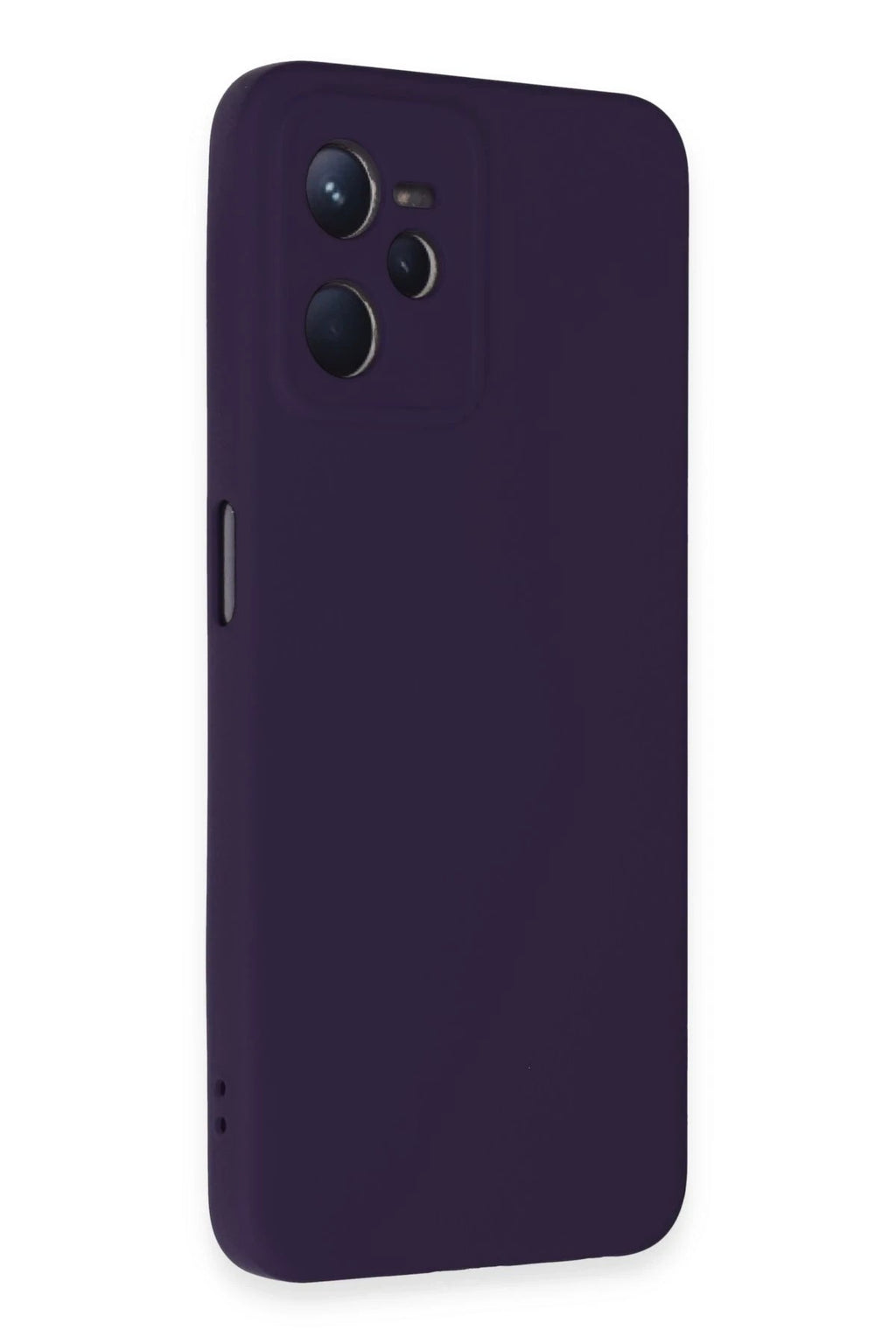 Mey İthalat® Realme C35 Kılıf Nano içi Kadife Silikon - Mor