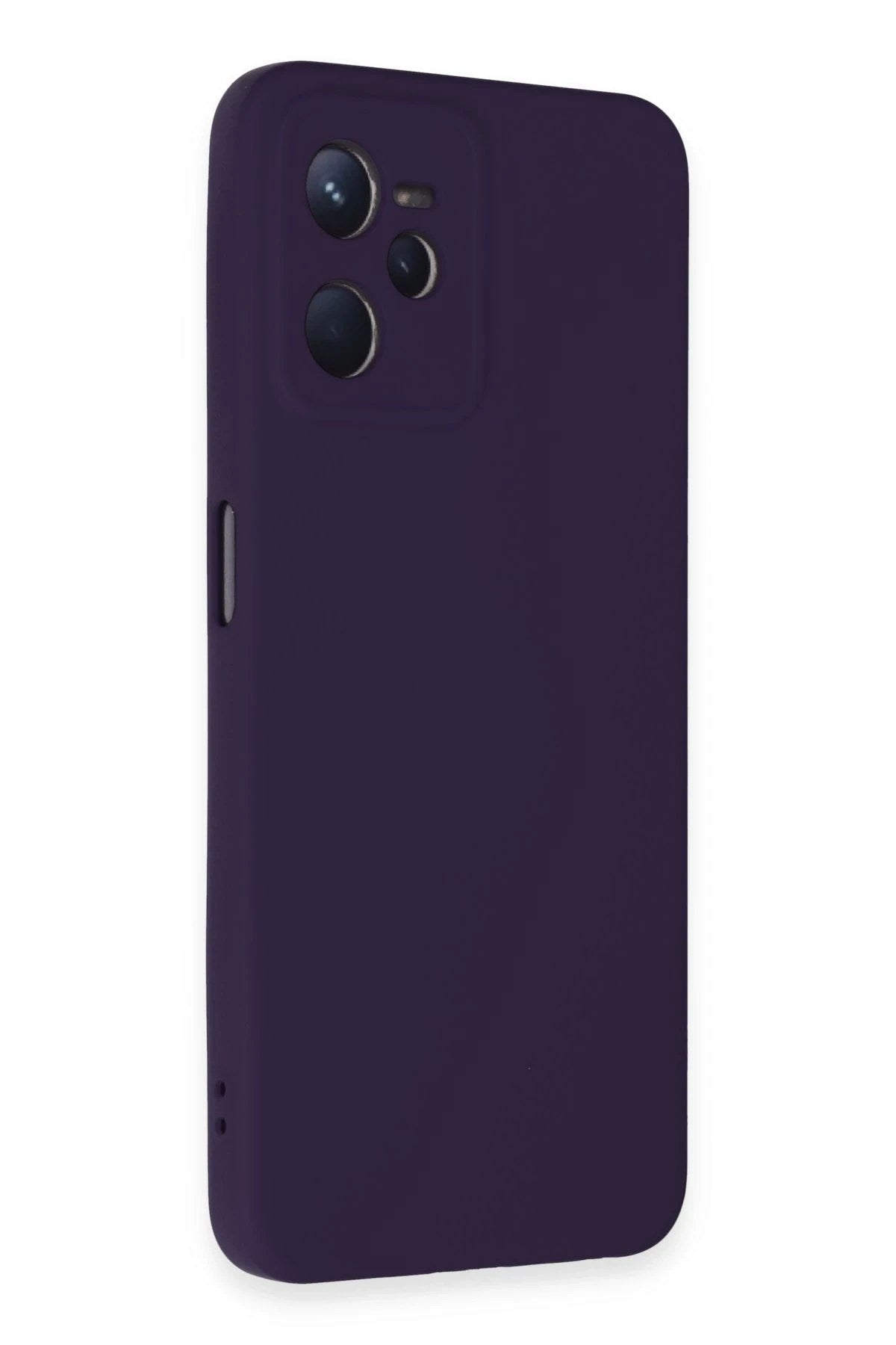 Mey İthalat® Realme C35 Kılıf Nano içi Kadife Silikon - Mor