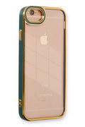 Mey İthalat® iPhone 6 Kılıf Liva Lens Silikon - Yeşil