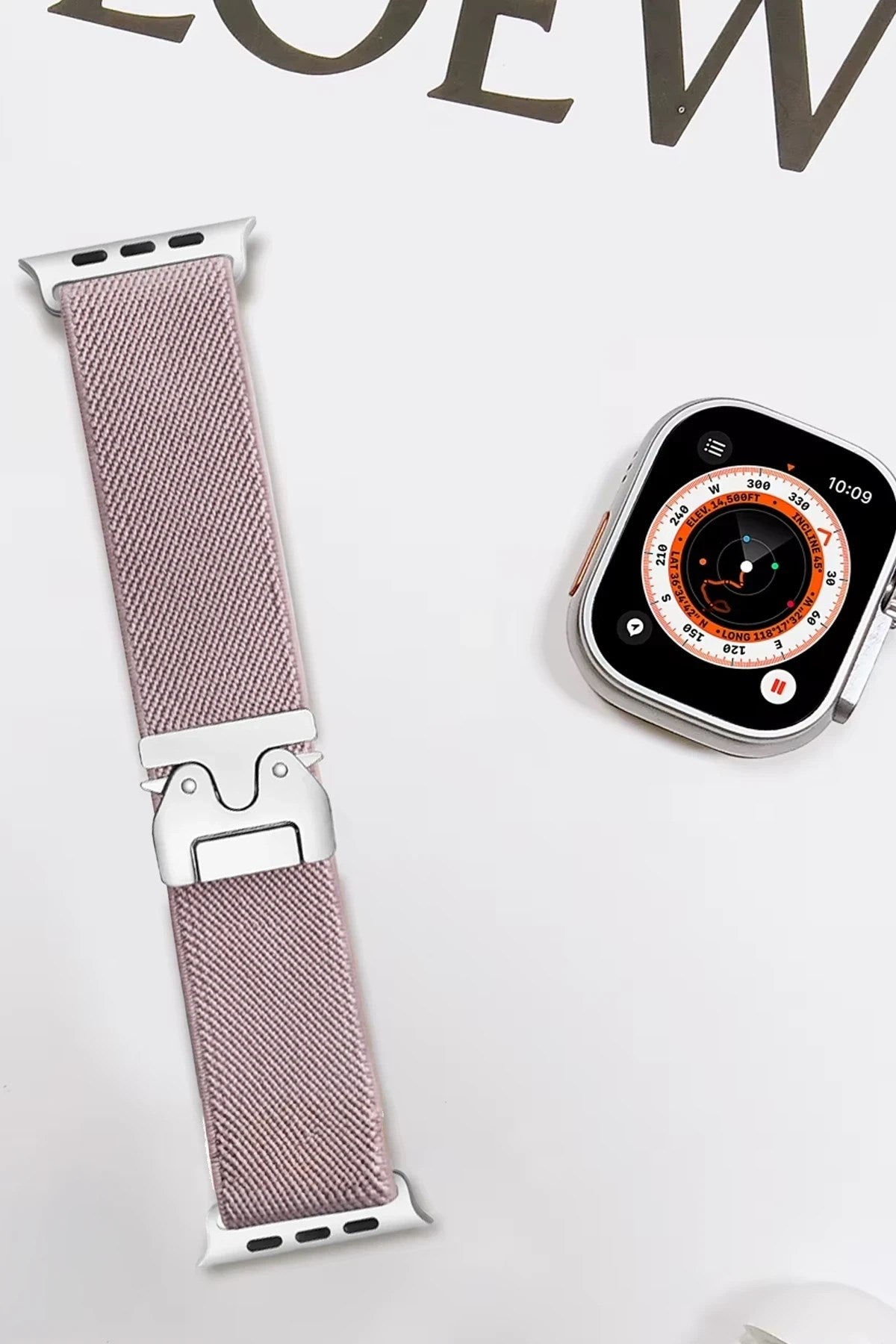Mey İthalat® Watch 42mm Forest Kumaş Kordon - Lila