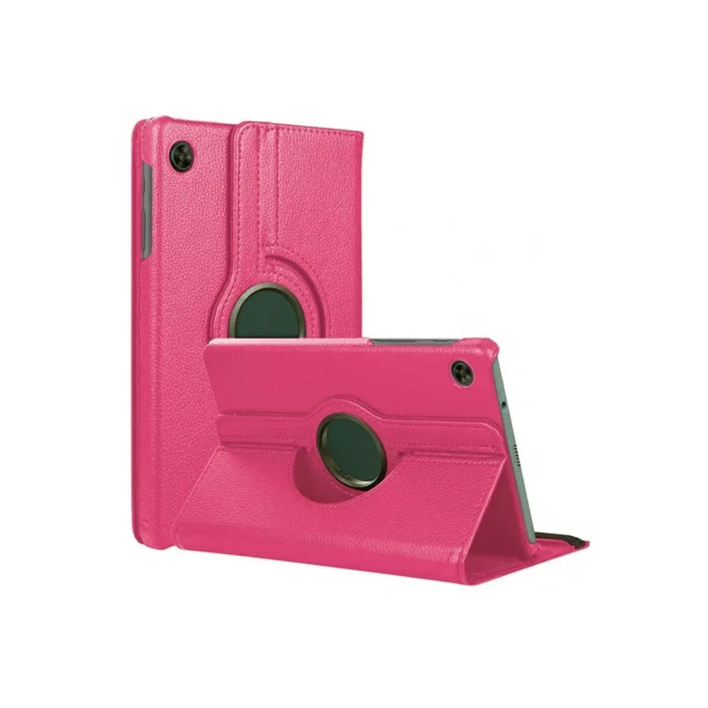 Mey İthalat® Samsung Galaxy Tab A11 360 Tablet Deri Kılıf - Pembe