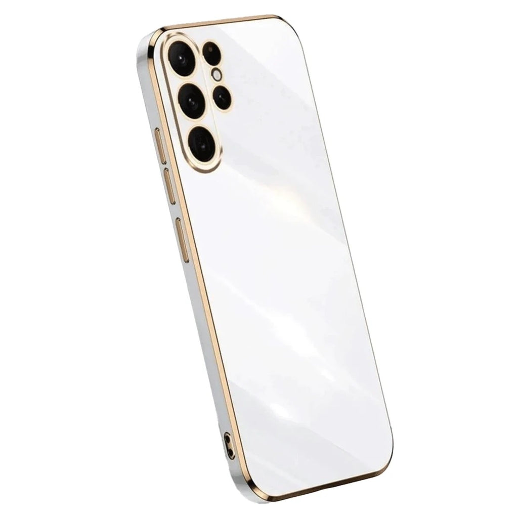 Mey İthalat® Samsung Galaxy S24 Ultra Kılıf Volet Silikon - Beyaz