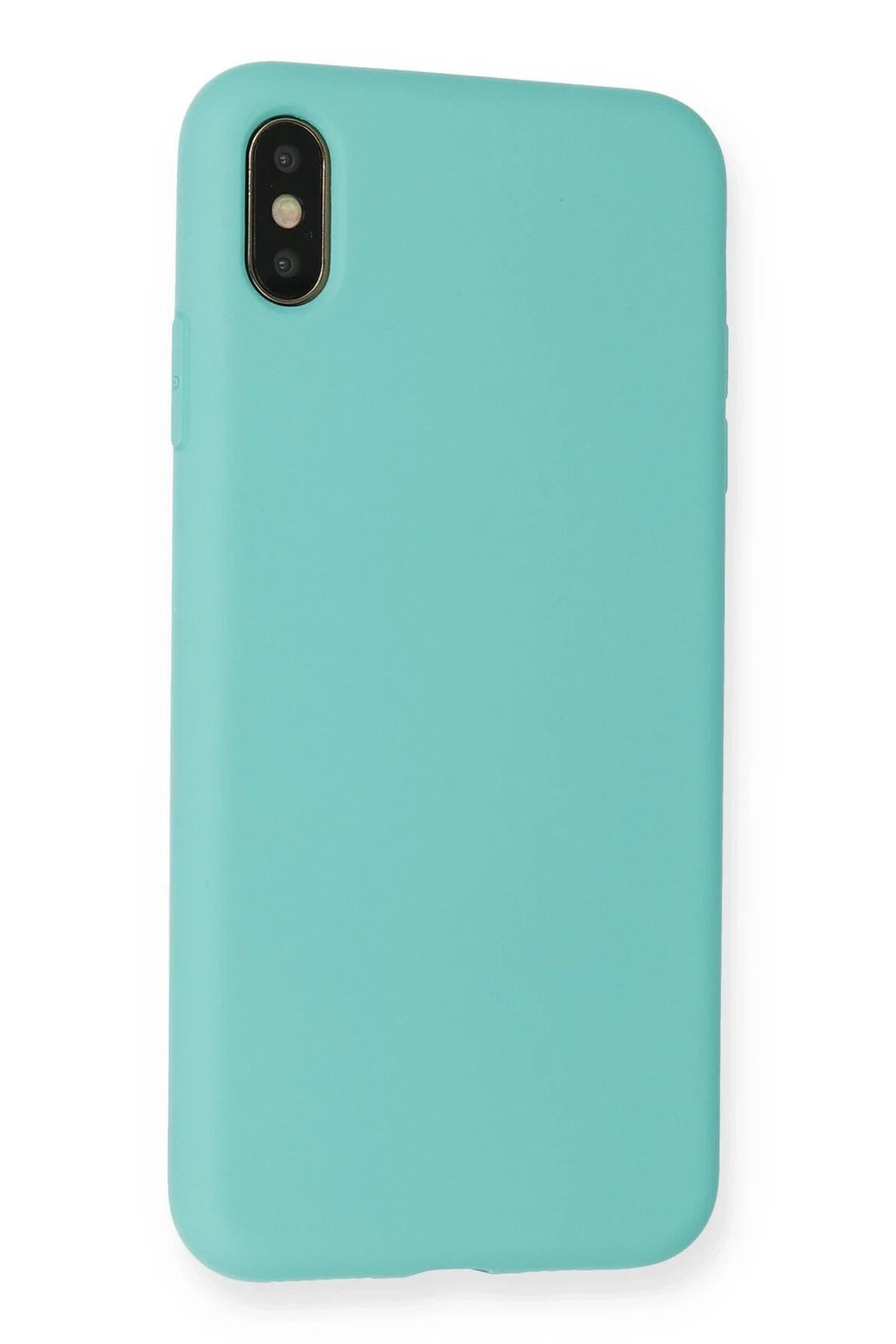 Mey İthalat® iPhone XS Max Kılıf Nano içi Kadife Silikon - Turkuaz