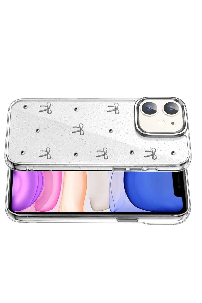 Mey İthalat® iPhone 12 Fiyonk Desenli Kapak - Desen 5