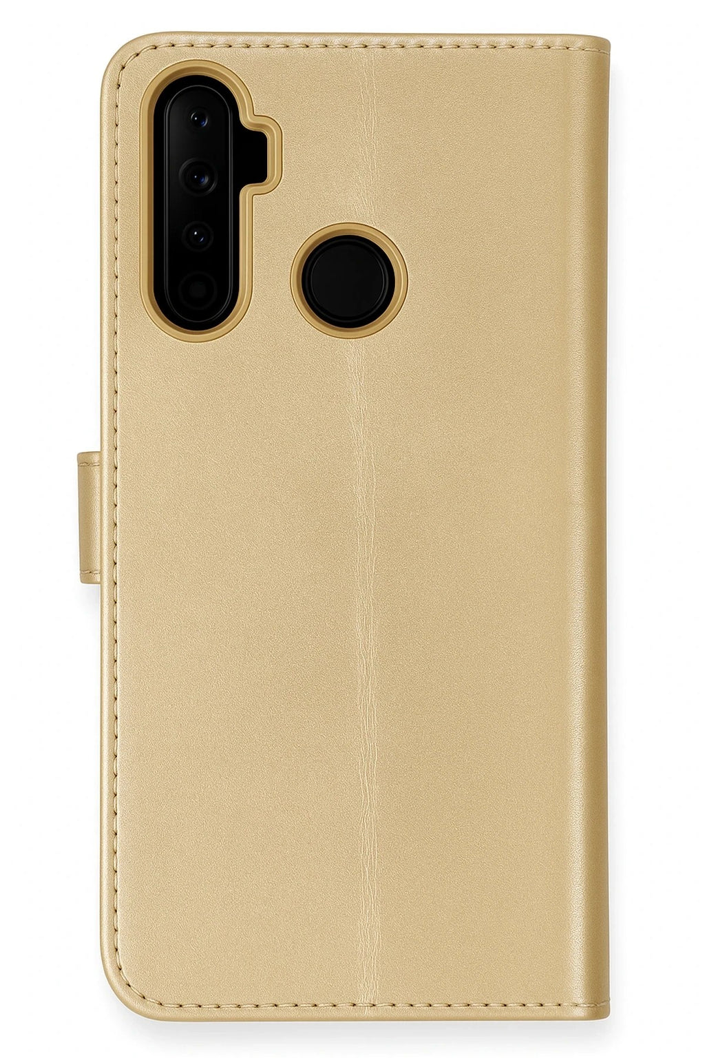 Mey İthalat® Realme 6i Kılıf Trend S Plus Kapaklı Kılıf - Gold