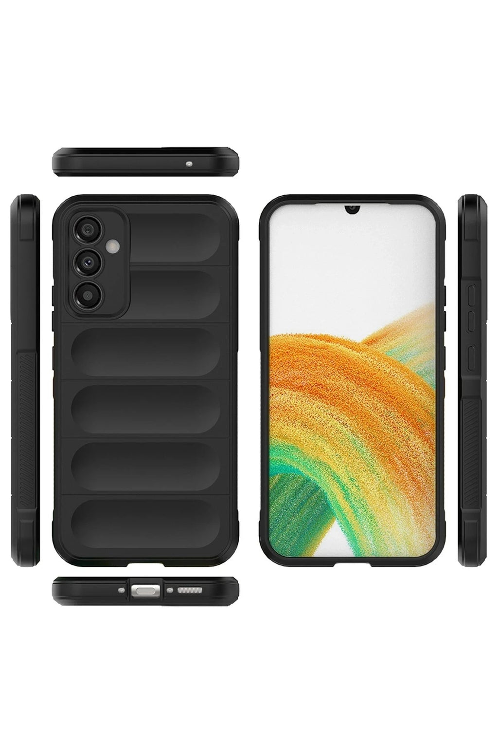 Mey İthalat® Samsung Galaxy M34 5G Kılıf Optimum Silikon - Siyah