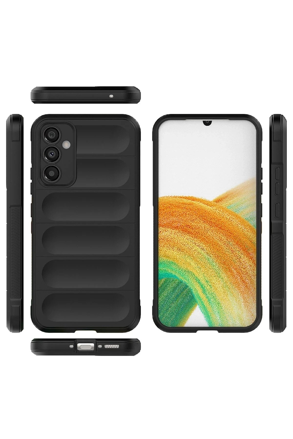 Mey İthalat® Samsung Galaxy M34 5G Kılıf Optimum Silikon - Siyah