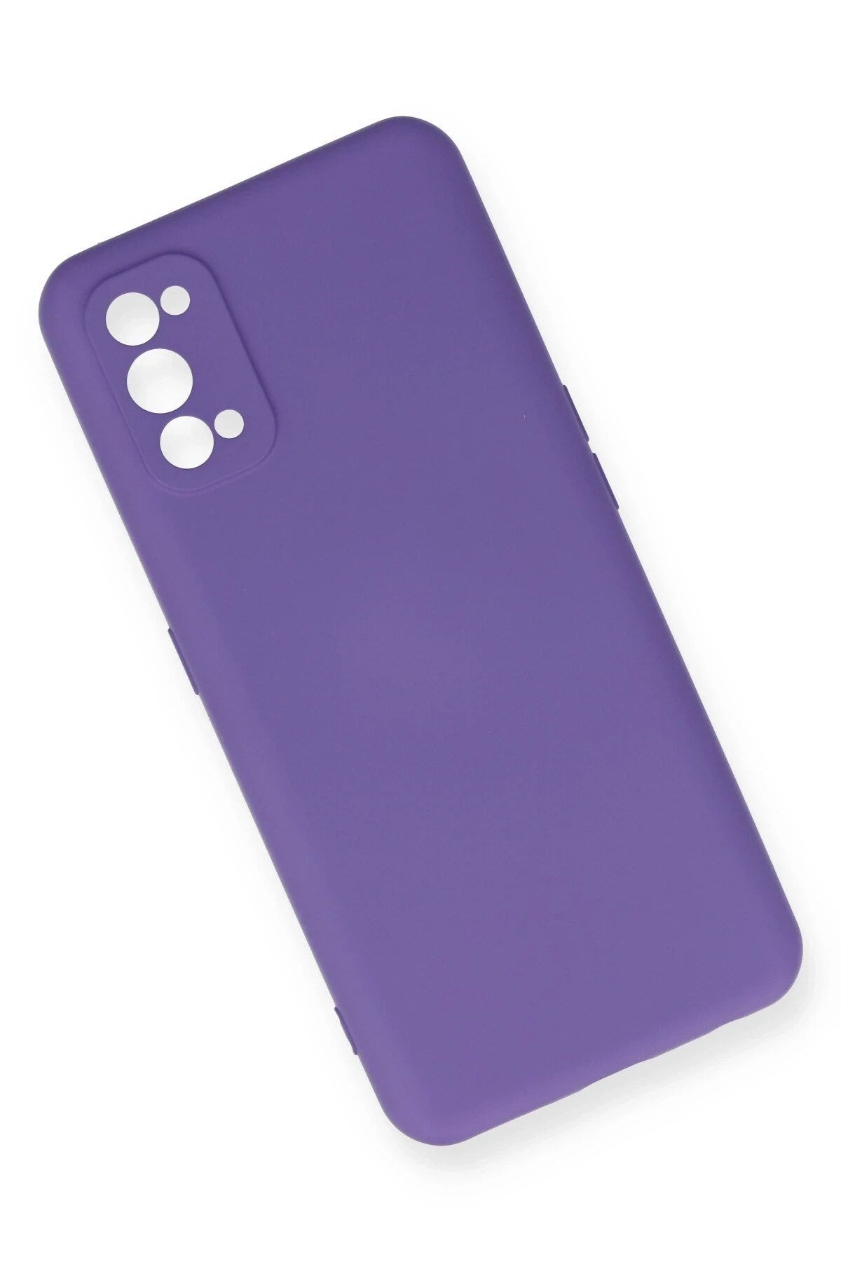 Mey İthalat® Realme 7 Pro Kılıf Nano içi Kadife Silikon - Mor