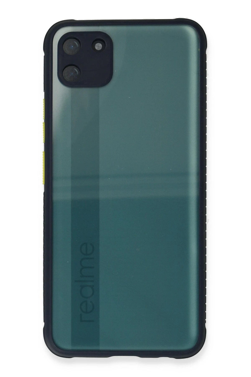 Mey İthalat® Realme C11 Kılıf Miami Şeffaf Silikon - Lacivert
