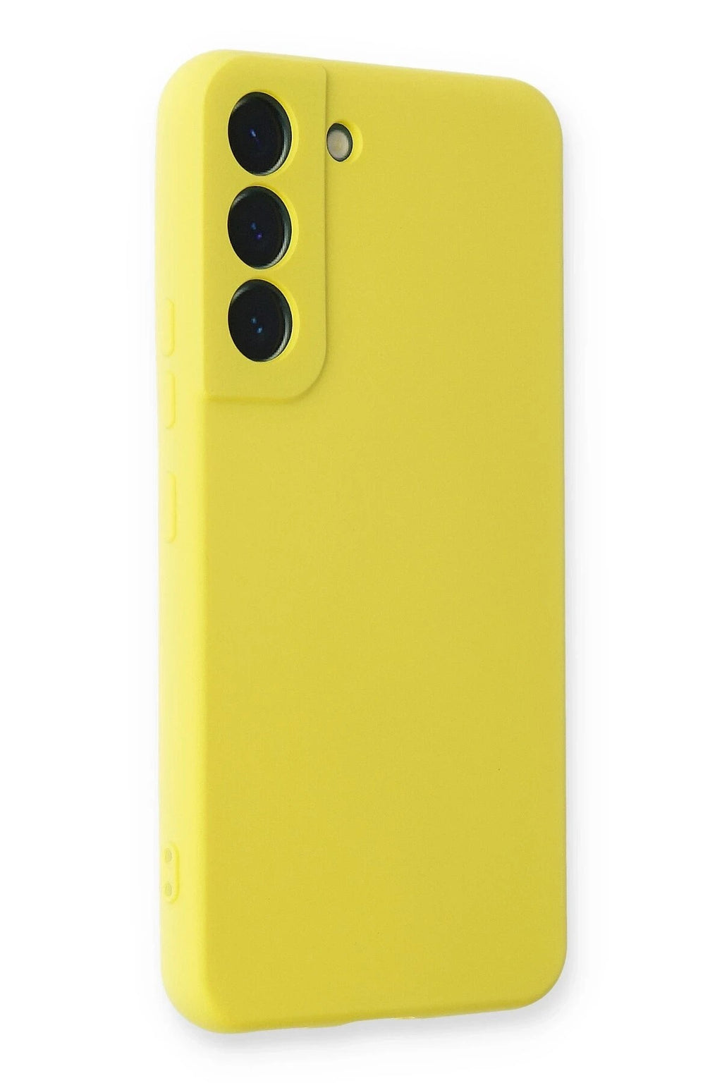 Mey İthalat® Samsung Galaxy S23 Plus Kılıf Nano içi Kadife Silikon - Sarı