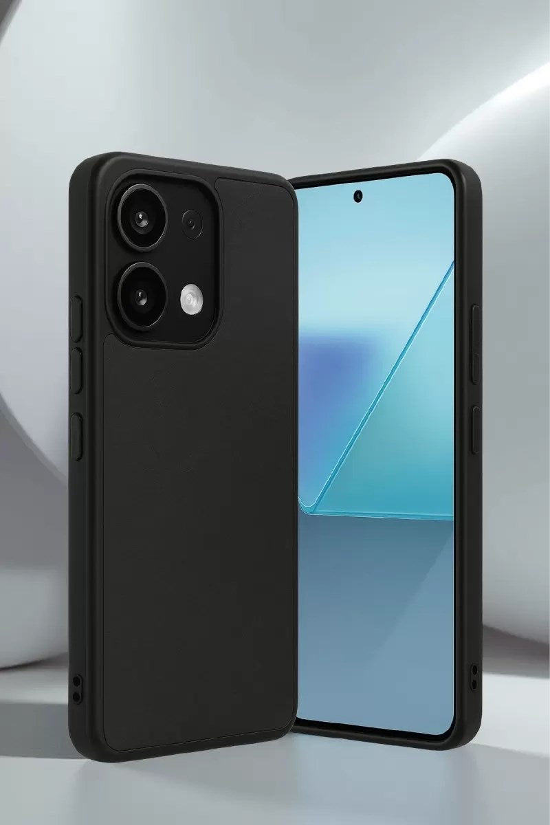 Mey İthalat® Redmi Note 13 Pro 4G Kılıf Aras Deri Kapak - Bordo