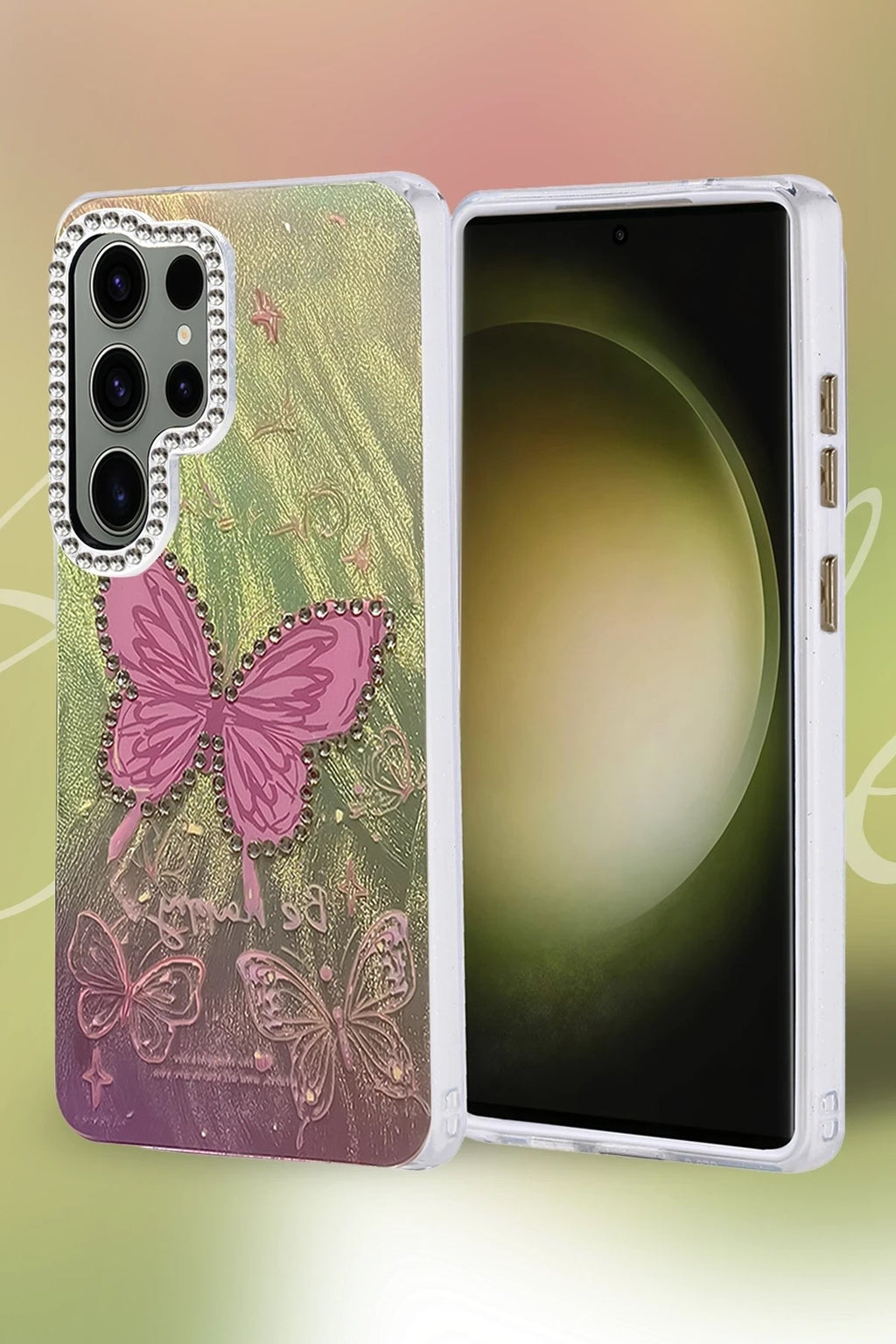 Mey İthalat® Samsung Galaxy S25 Ultra Kılıf Blade Aynalı Desenli Kapak - Desen 2