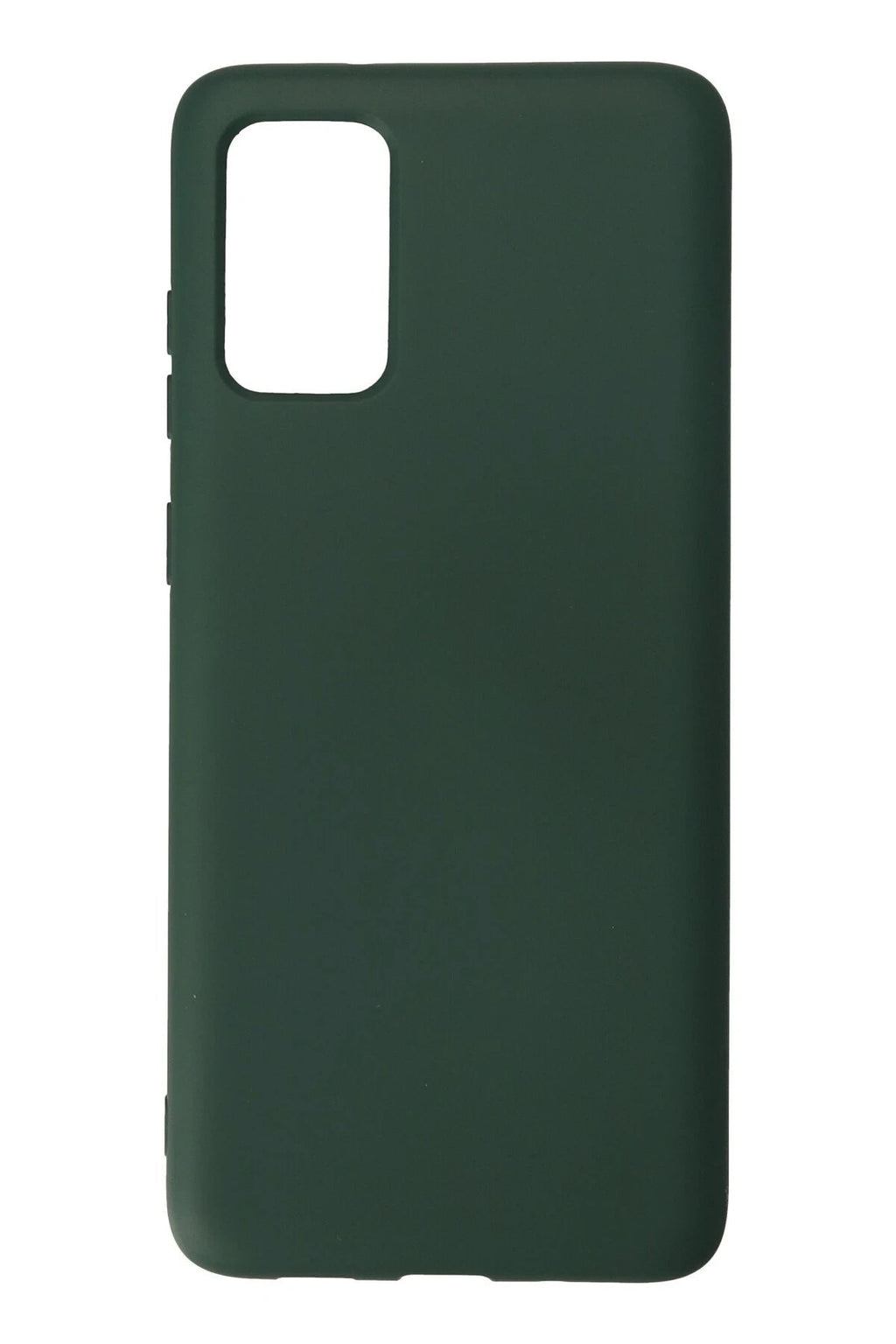 Mey İthalat® Samsung Galaxy S20 Plus Kılıf Nano içi Kadife Silikon - Koyu Yeşil