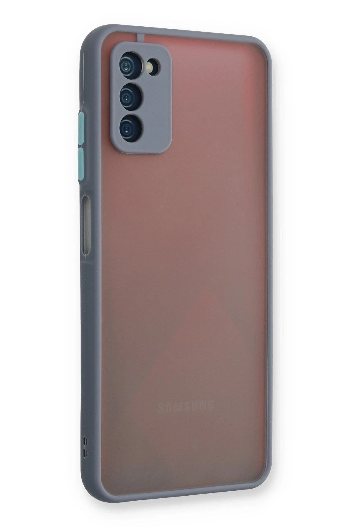 Mey İthalat® Samsung Galaxy A03S Kılıf Montreal Silikon Kapak - Gri