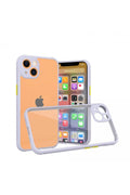 Mey İthalat® iPhone 13 Mini Kılıf Miami Şeffaf Silikon - Lila