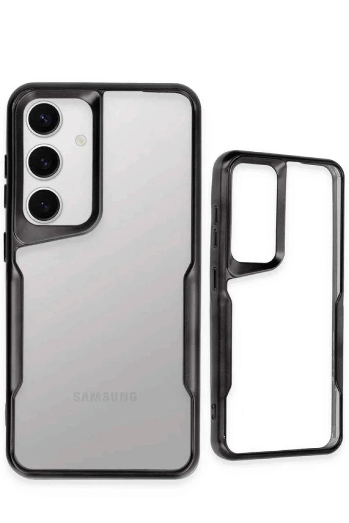 Mey İthalat® Samsung Galaxy S25 Kılıf Boyi Silikon Kapak - Siyah