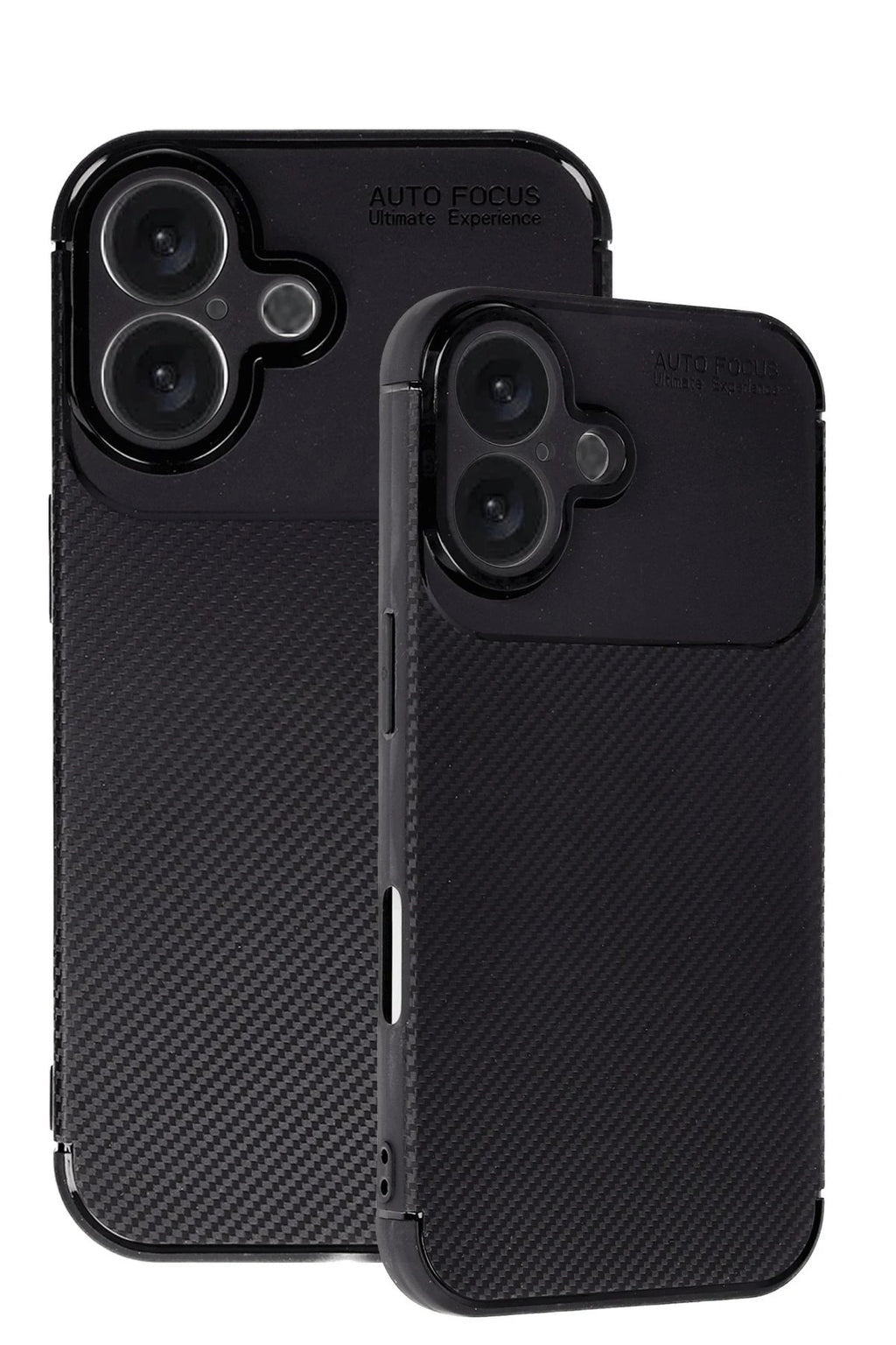 Mey İthalat® iPhone 16 Kılıf Auto Focus Karbon Kapak - Siyah