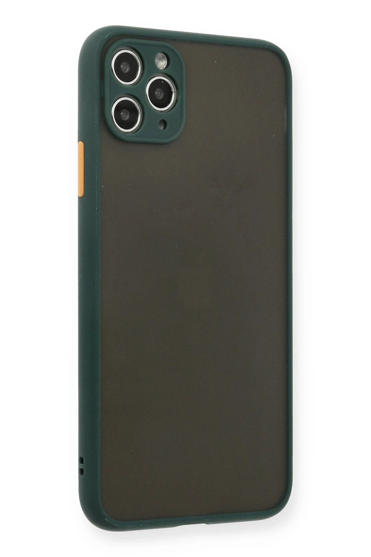 Mey İthalat® iPhone 11 Pro Max Kılıf Montreal Silikon Kapak - Yeşil