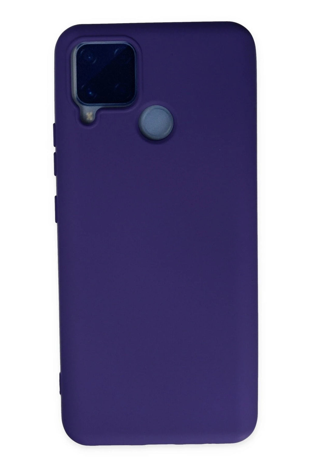 Mey İthalat® Realme C15 Kılıf Nano içi Kadife Silikon - Mor