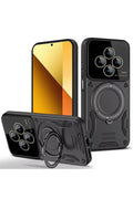 Mey İthalat® Redmi 14C Kılıf Joy Lens Standlı Kapak - Siyah