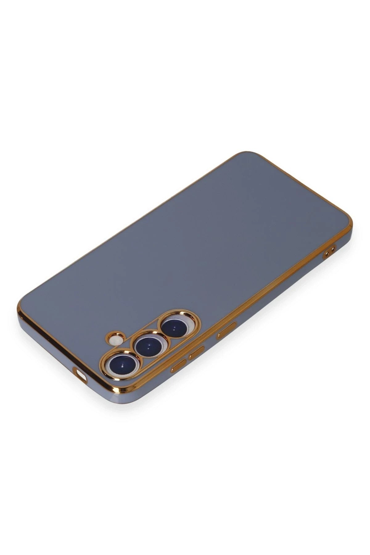 Mey İthalat® Samsung Galaxy S24 Kılıf Volet Silikon - Mavi
