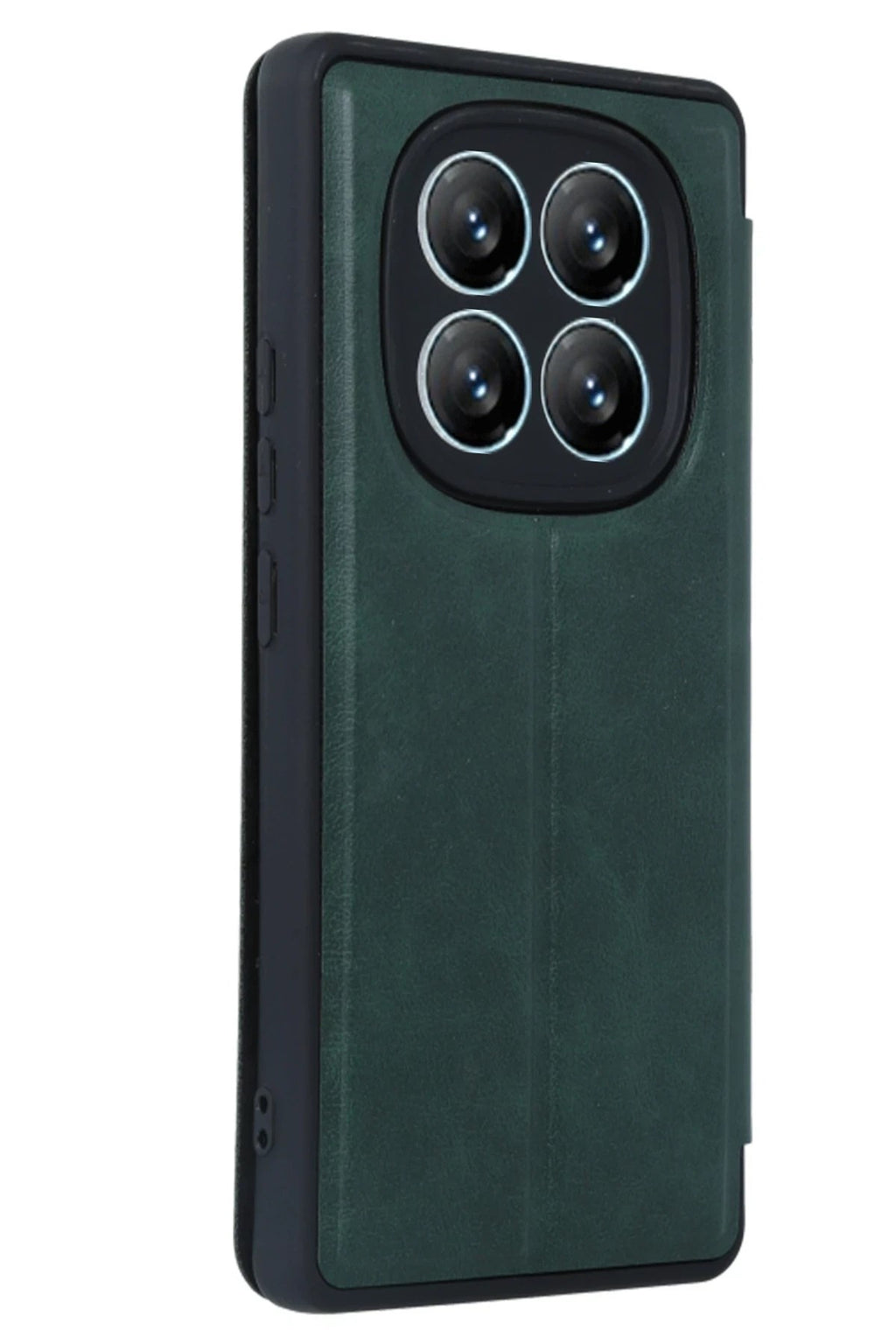 Mey İthalat® Redmi Note 14 Pro 5G Kılıf Flip Cover - Koyu Yeşil